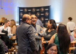 Group dancing at Hutchens 50th Anniversary Event